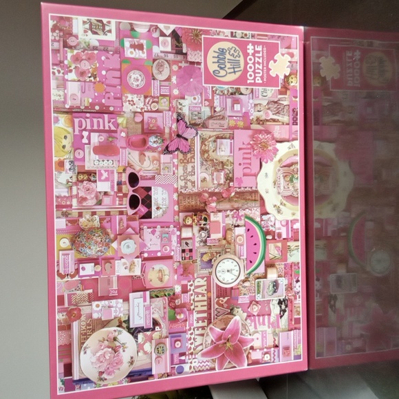 Other - Cobble Hill Puzzle PINK 1000 Pieces